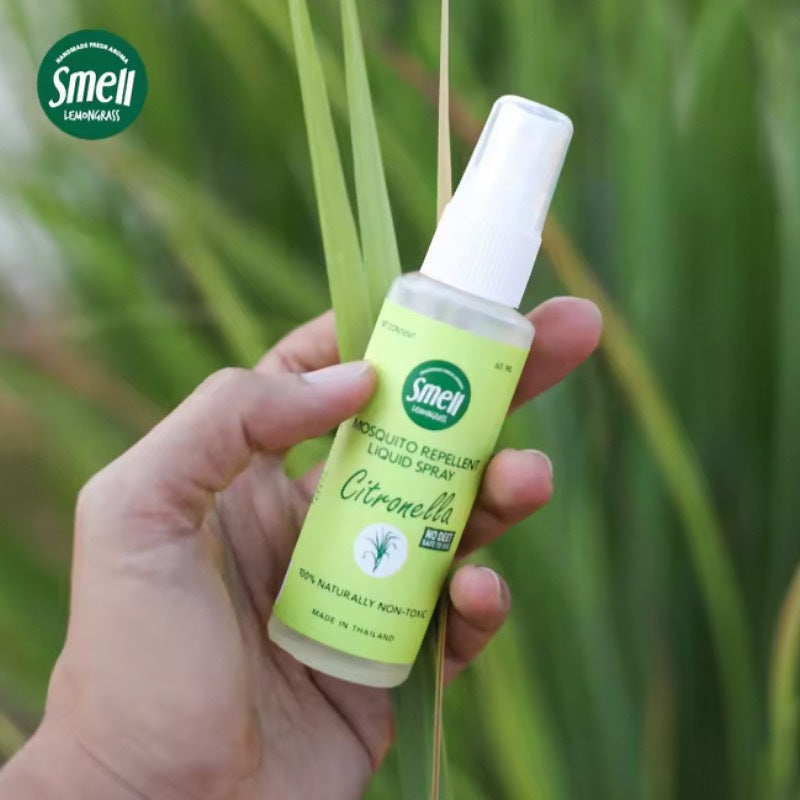 Smell Lemongrass Spray repelente de mosquitos hecho a mano (Citronela) 20ml / 60ml