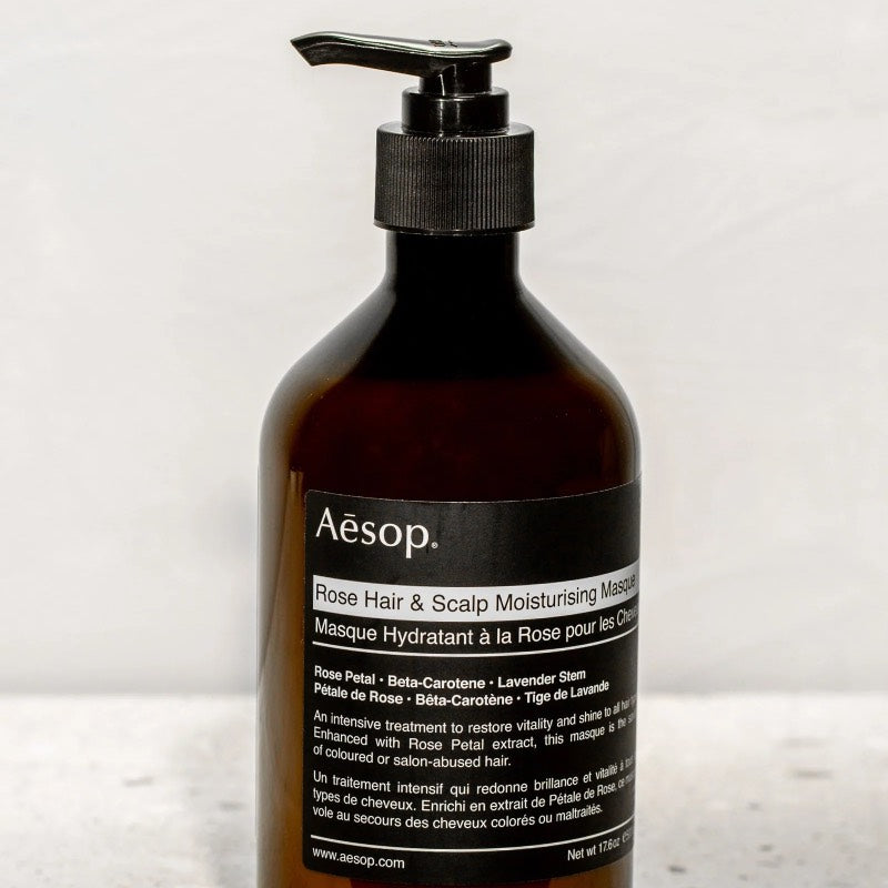 Aesop Máscara Hidratante para Cabelo e Couro Cabeludo Rose 500ml