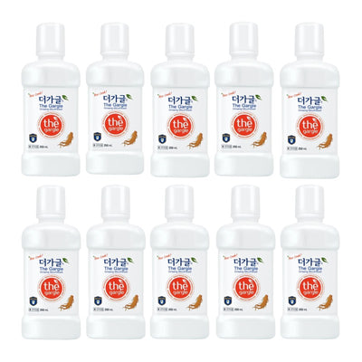 The Gargle 99.9% Sterilization Korean Ginseng Enxaguante Bucal com Sabor 250ml Refrescante Bucal Líquido