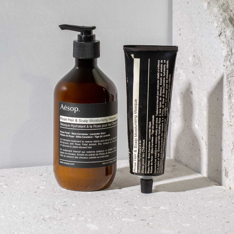 Aesop Máscara Hidratante para Cabelo e Couro Cabeludo Rose 500ml