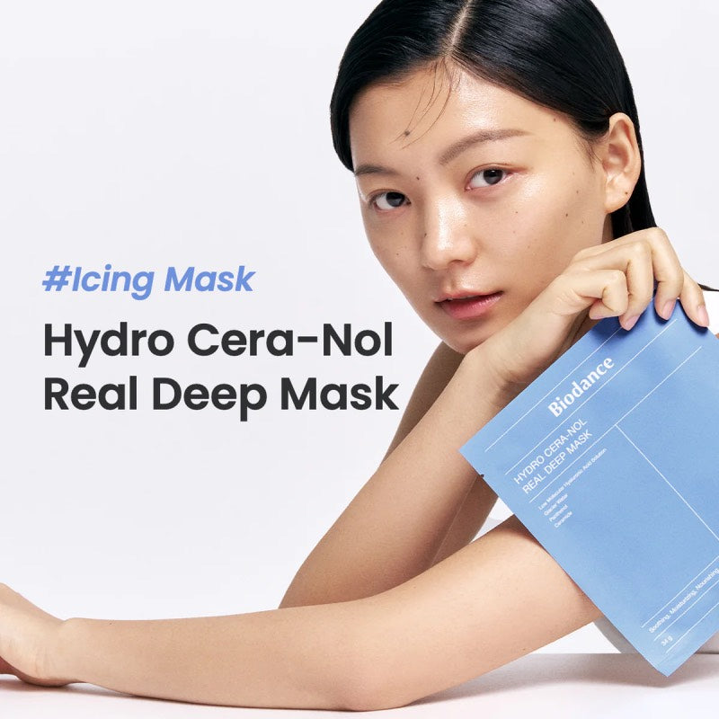 Biodance Hydro Cera-Nol Real Deep Mask Mascarilla Profunda Hidratante 34 g x 4 unidades