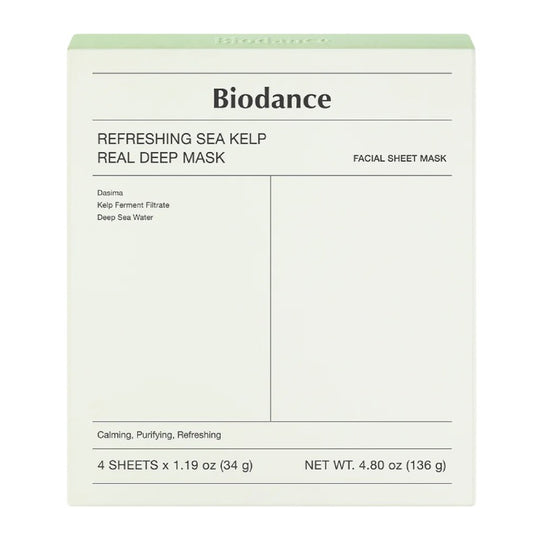 Biodance Refreshing Sea Kelp Real Deep Mask 34g x 4