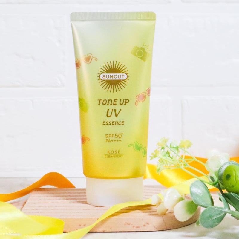 KOSE Suncut Tone Up UV Essenz Zitrone Yellow SPF50+ PA++++ 80 g