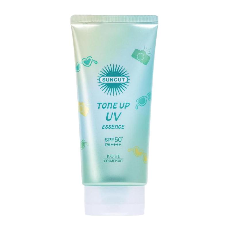 KOSE Kem Chống Nắng Nâng Tone Suncut Tone Up UV Essence Mint Green SPF50+ PA++++ 80g