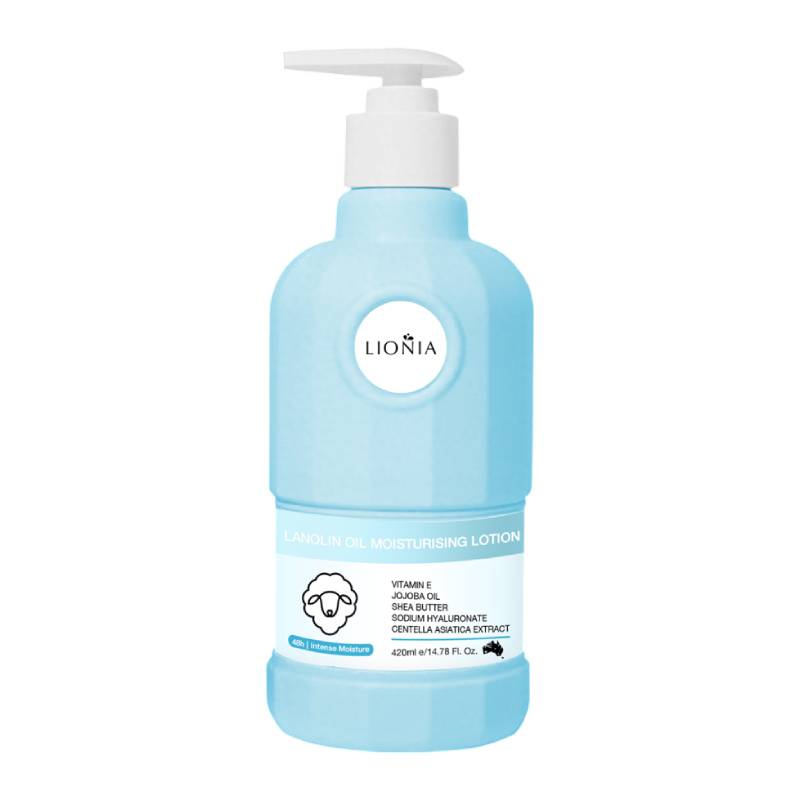 LIONIA Lanolin Oil Moisturising Body Lotion 420ml