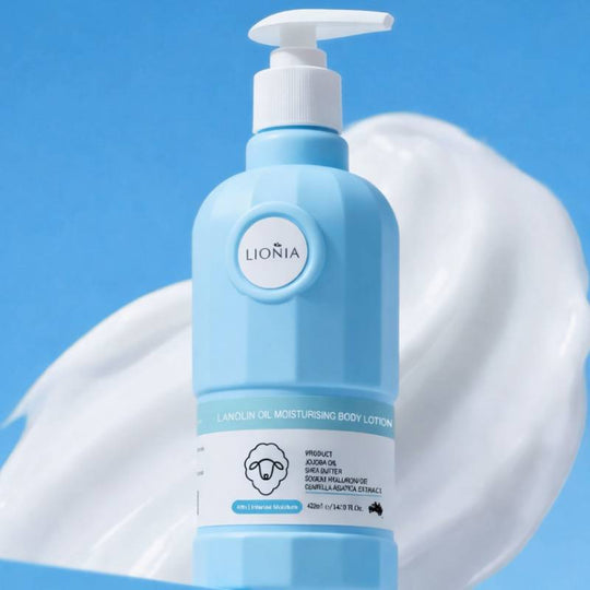 LIONIA Lanolin Oil Moisturising Body Lotion 420ml