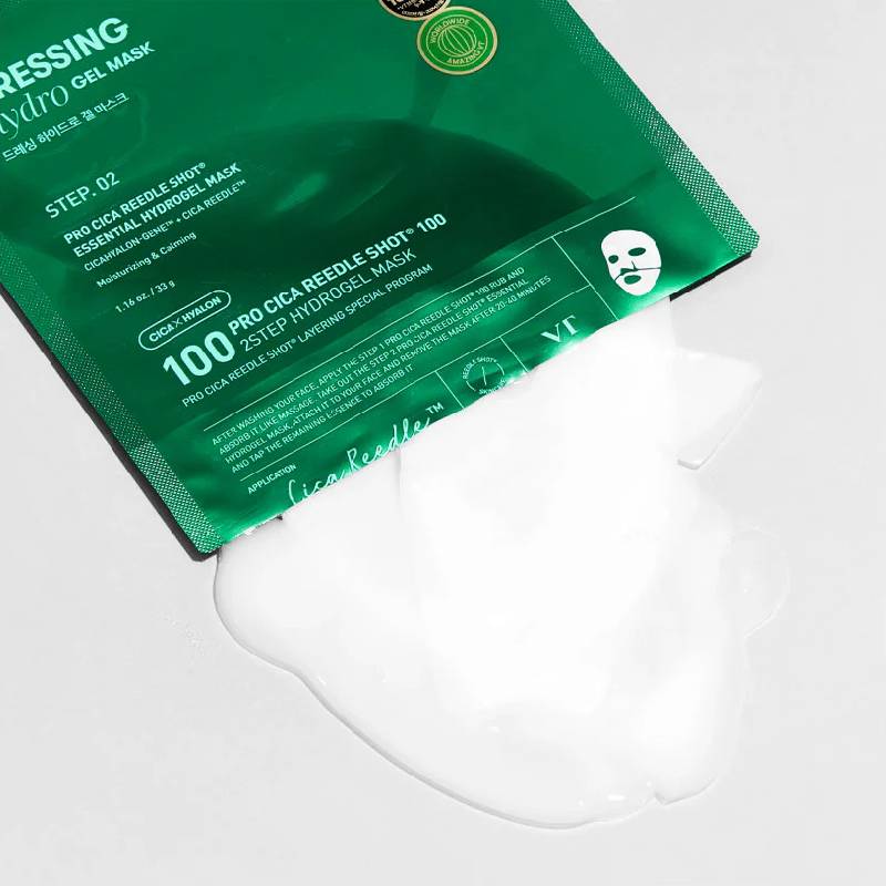 VT Cosmetics プロシカ リードルショット 100 2ステップ ハイドロゲルマスク 34.5g x 4枚