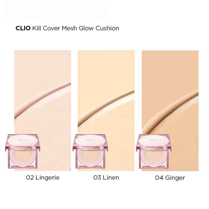 CLIO Kill Cover Almofada Mesh Glow SPF50+ PA++++ 15g + Recarga 15g