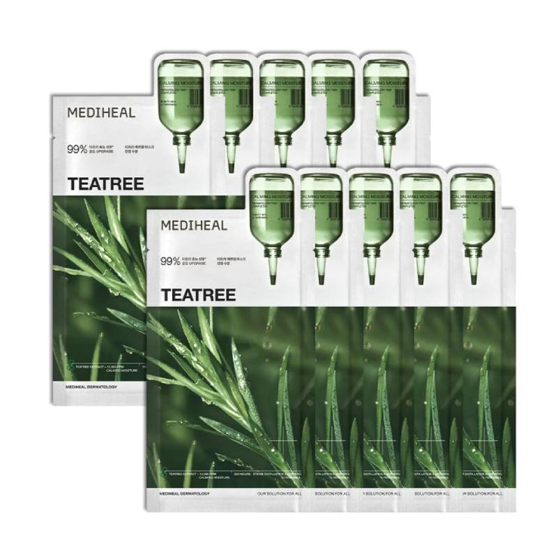 MEDIHEAL Teatree Essential Calming Moisture Mask 24ml x 10pcs