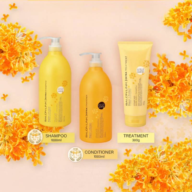 KUMANO COSME Salon Link Condicionador Extra (Fragrância de Osmanthus) 1000 ml