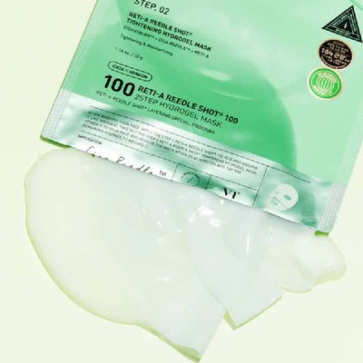 VT Cosmetics Reti-A Reedle Shot 100 2 Step Hydrogel Mask 34.5g x 4pcs