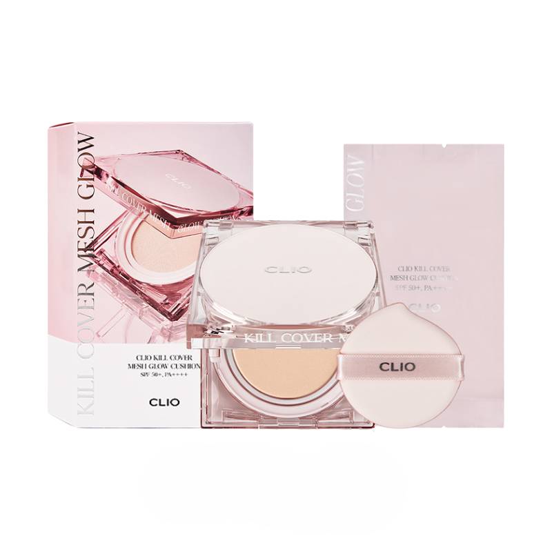 CLIO Kill Cover Almofada Mesh Glow SPF50+ PA++++ 15g + Recarga 15g