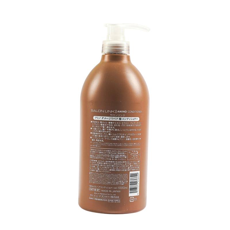 KUMANO COSME Salon Link Condicionador Reparador de Danos com Aminoácidos e Camélia 1000 ml
