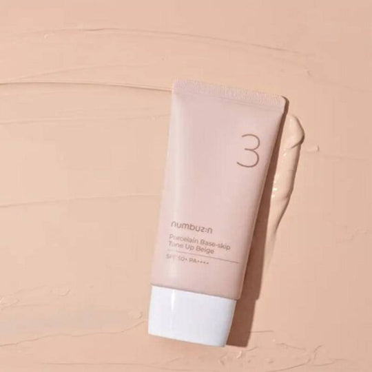 numbuzin No.3 Porcelain Base-skip Tone Up Beige SPF50+ PA++++ 50ml