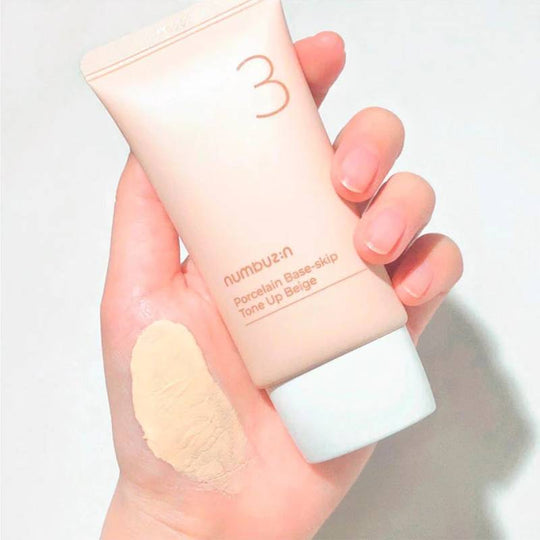 numbuzin No.3 Porcelain Base-skip Tone Up Beige SPF50+ PA++++ 50ml
