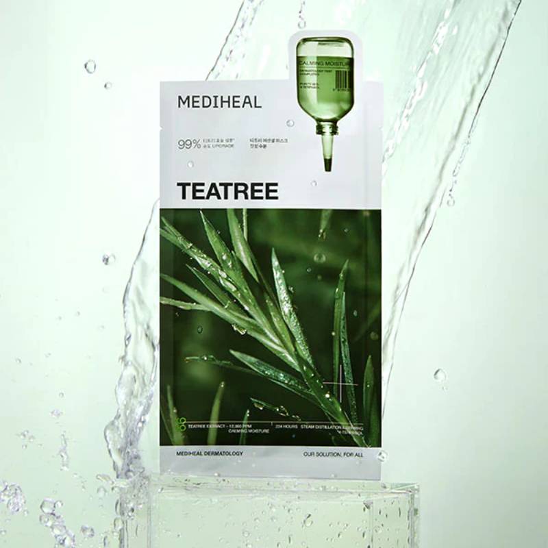 MEDIHEAL Teatree Essential Calming Moisture Mask 24ml x 10pcs
