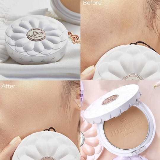 BISOUS White Posy Whitening Powder Pact SPF30 PA+++ (2 Colors) 11.5g - LMCHING Group Limited