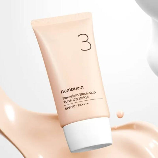 numbuzin No.3 Porcelain Base-skip Tone Up Beige SPF50+ PA++++ 50ml