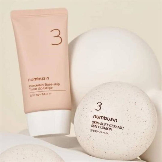 numbuzin No.3 Porcelain Base-skip Tone Up Beige SPF50+ PA++++ 50ml