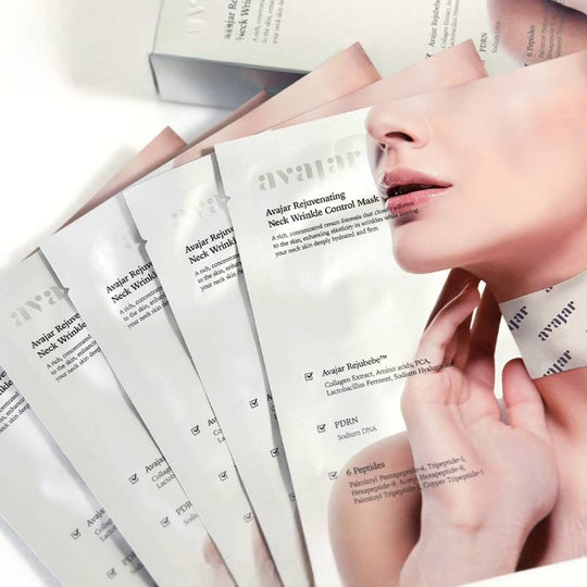avajar Rejuvenating Neck Wrinkle Control Mask (New Version) 5g x 5pcs