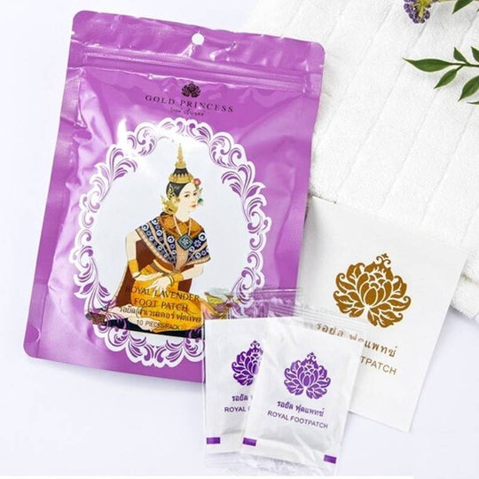 GOLD PRINCESS Royal Lavender Detoxification Foot Patch 10pcs