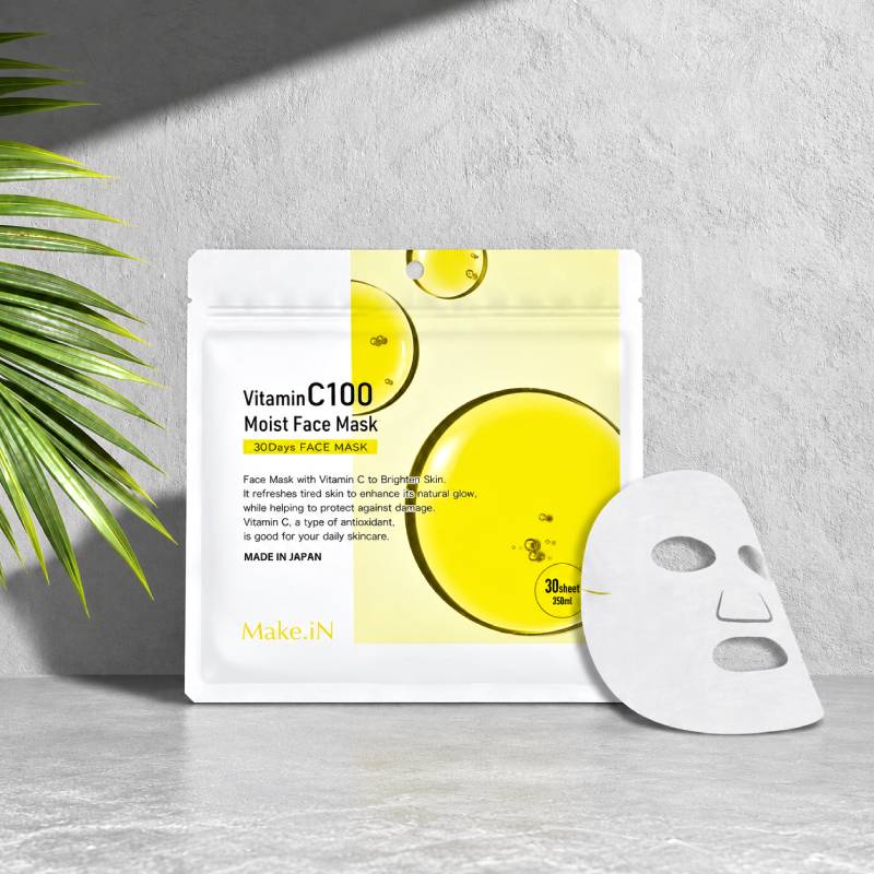 Make.iN Vitamin C100 Moist Face Mask 350ml/30pcs