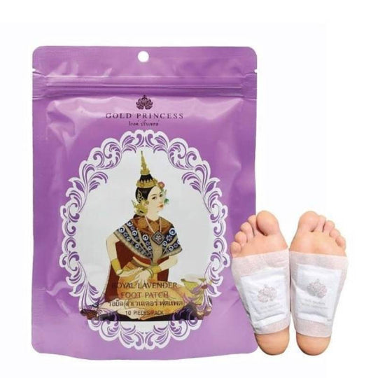 GOLD PRINCESS Royal Lavender Detoxification Foot Patch 10pcs
