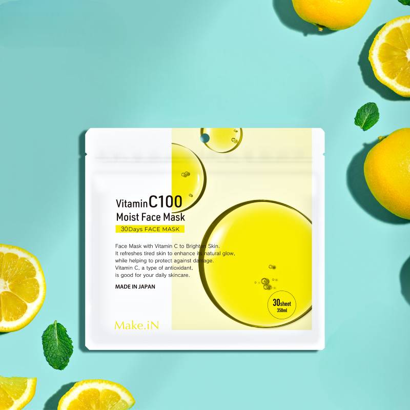 Make.iN Vitamin C100 Moist Face Mask 350ml/30pcs