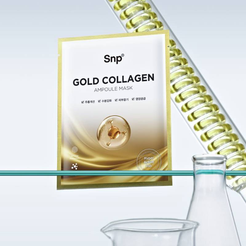 SNP Gold Collagen Ampoule Mask 25ml x 10pcs