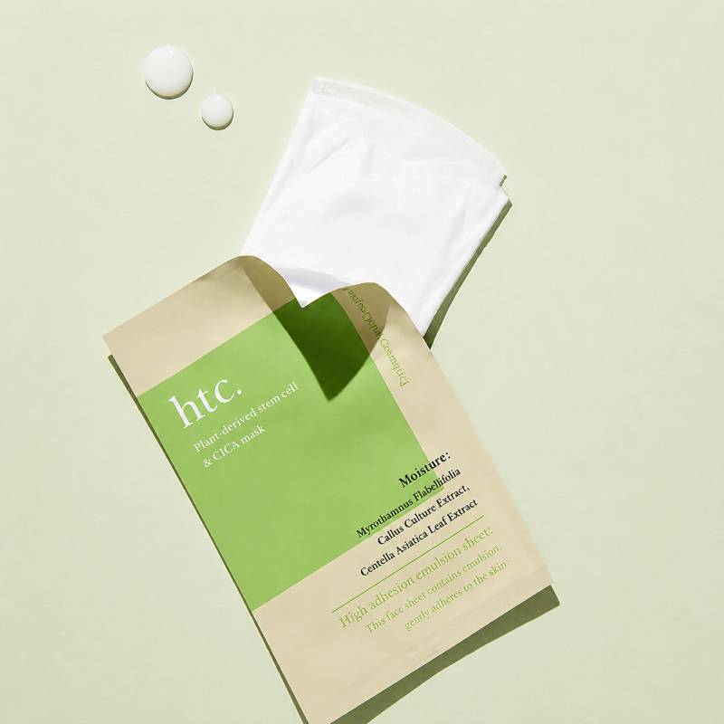 htc. Plant-derived Stem Cell And CICA Mask 33ml x 10pcs