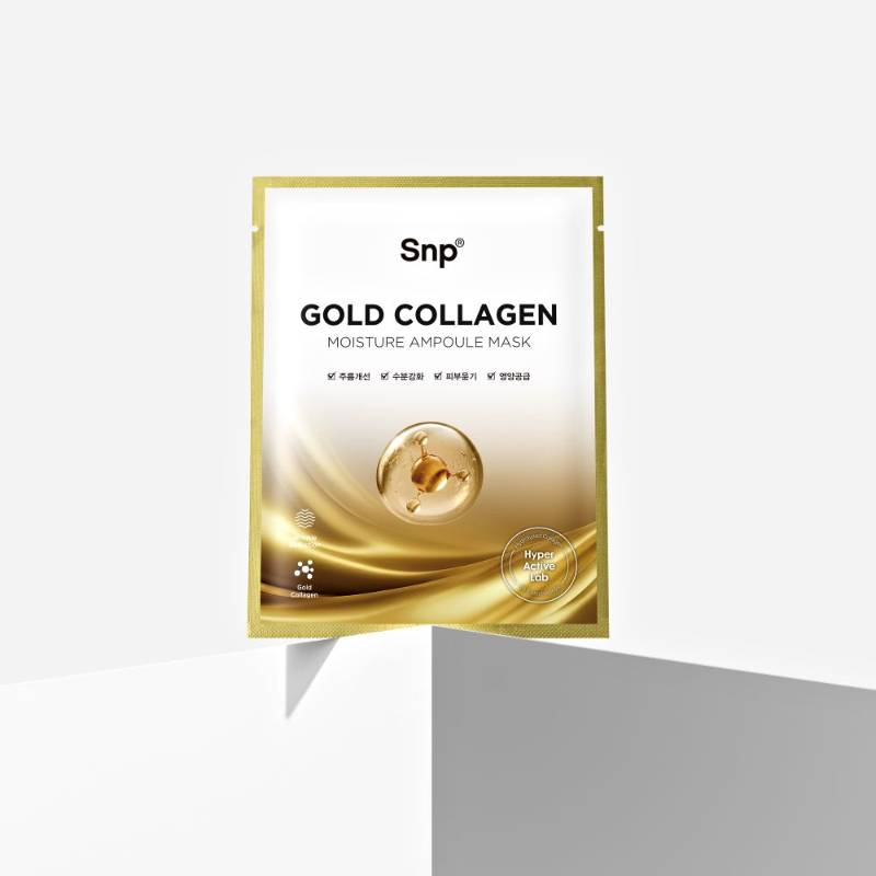 SNP Gold Collagen Ampoule Mask 25ml x 10pcs