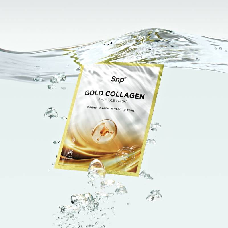 SNP Gold Collagen Ampoule Mask 25ml x 10pcs
