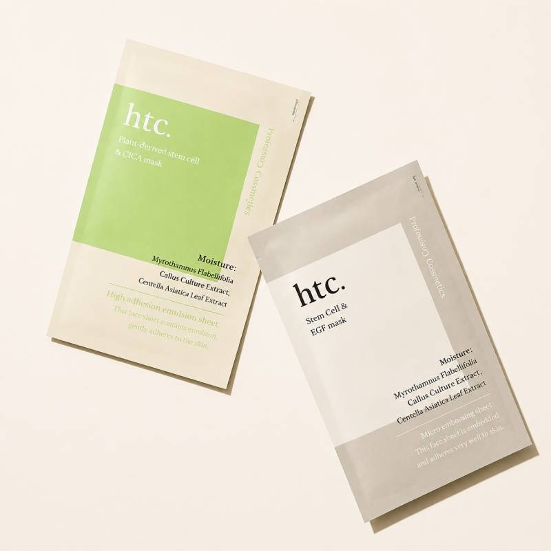 htc. Plant-derived Stem Cell And CICA Mask 33ml x 10pcs