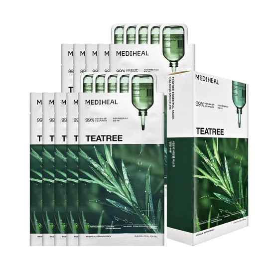 MEDIHEAL Teatree Essential Calming Moisture Mask 24ml x 10pcs