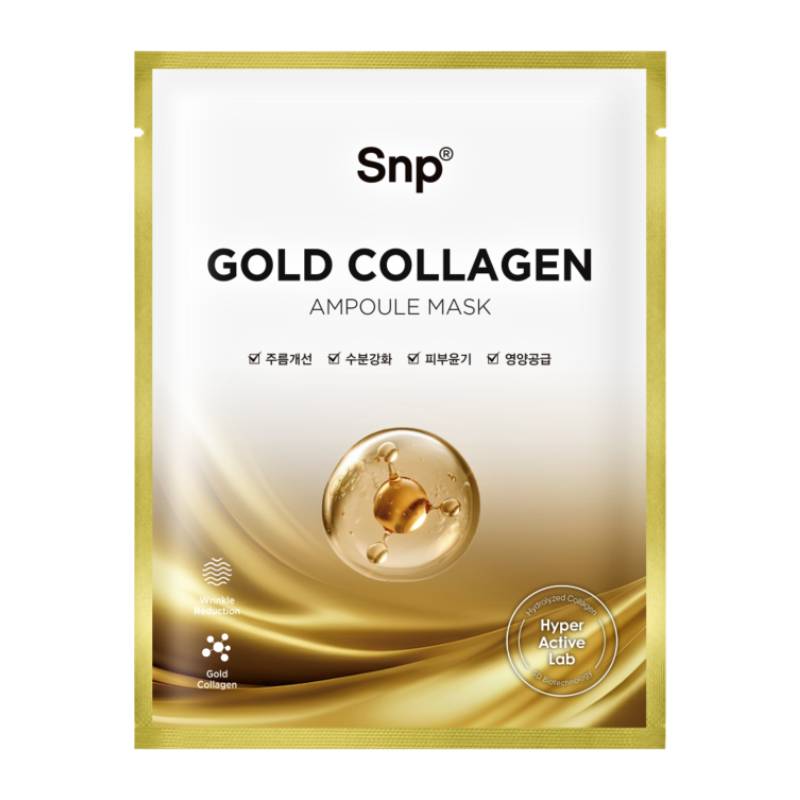 SNP Gold Collagen Ampoule Mask 25ml x 10pcs