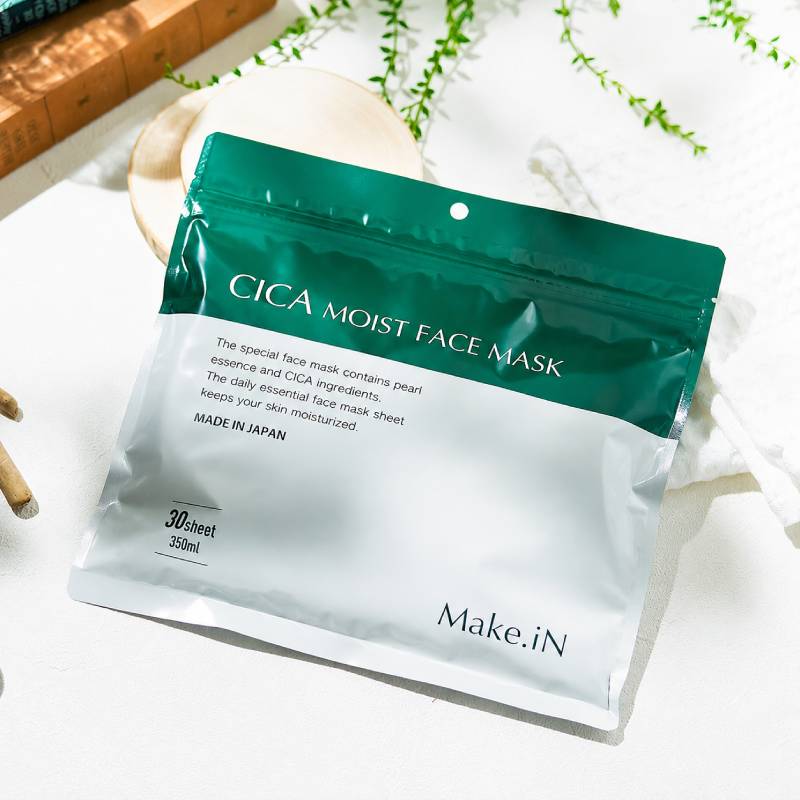 Make.iN มาส์กหน้า CICA+ Moist Face Mask 350 มล./30 ชิ้น
