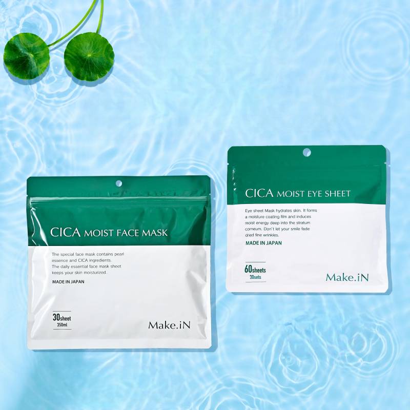 Make.iN CICA+ Moist Eye Sheet 60pcs/30 Pairs