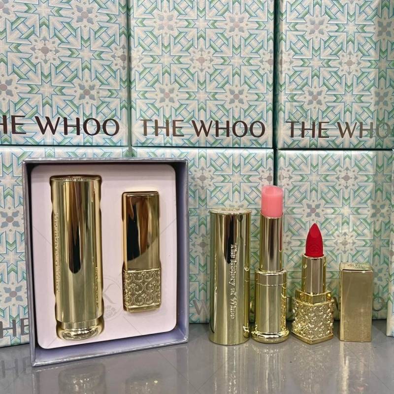 The history of Whoo Gongjinhyang Special Set (Glow Lip Balm 3.3g + Velvet Lip Rouge 1.3g)
