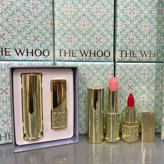 The history of Whoo Gongjinhyang Special Set (Glow Lip Balm 3.3g + Velvet Lip Rouge 1.3g)