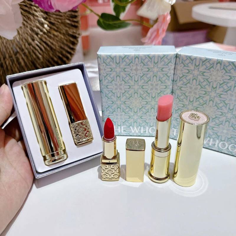 The history of Whoo Gongjinhyang Special Set (Glow Lip Balm 3.3g + Velvet Lip Rouge 1.3g)