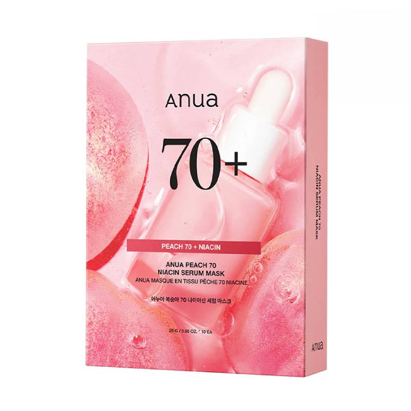 Anua Persika 70 Niacin Serum Mask 25g × 10st