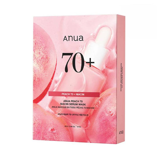 Anua Peach 70 Niacin Serum Mask 25g x 10pcs