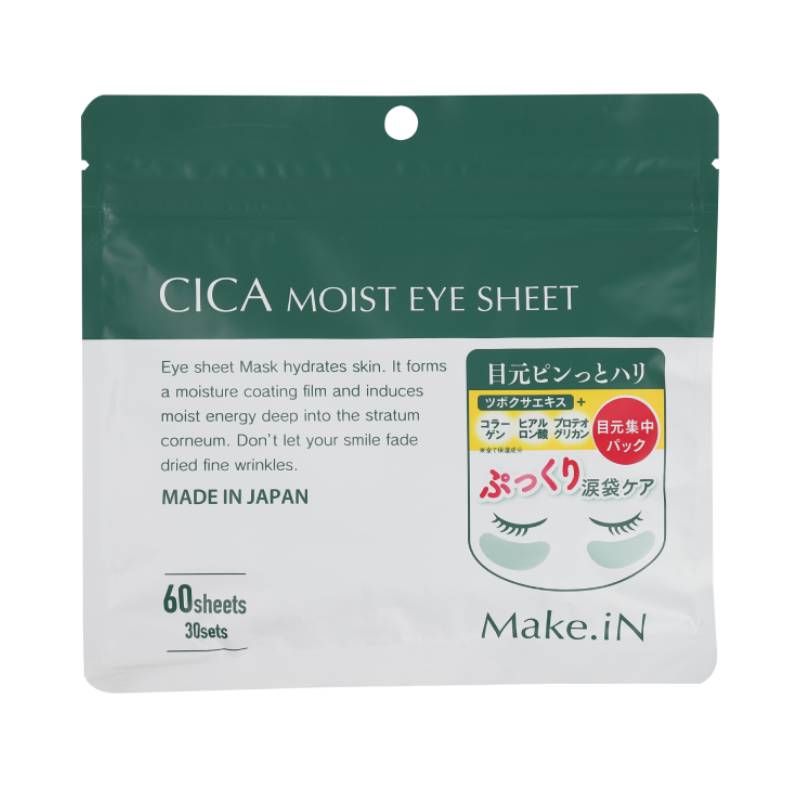 Make.iN CICA+ Moist Eye Sheet 60pcs/30 Pairs