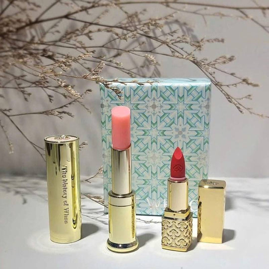 The history of Whoo Gongjinhyang Special Set (Glow Lip Balm 3.3g + Velvet Lip Rouge 1.3g)