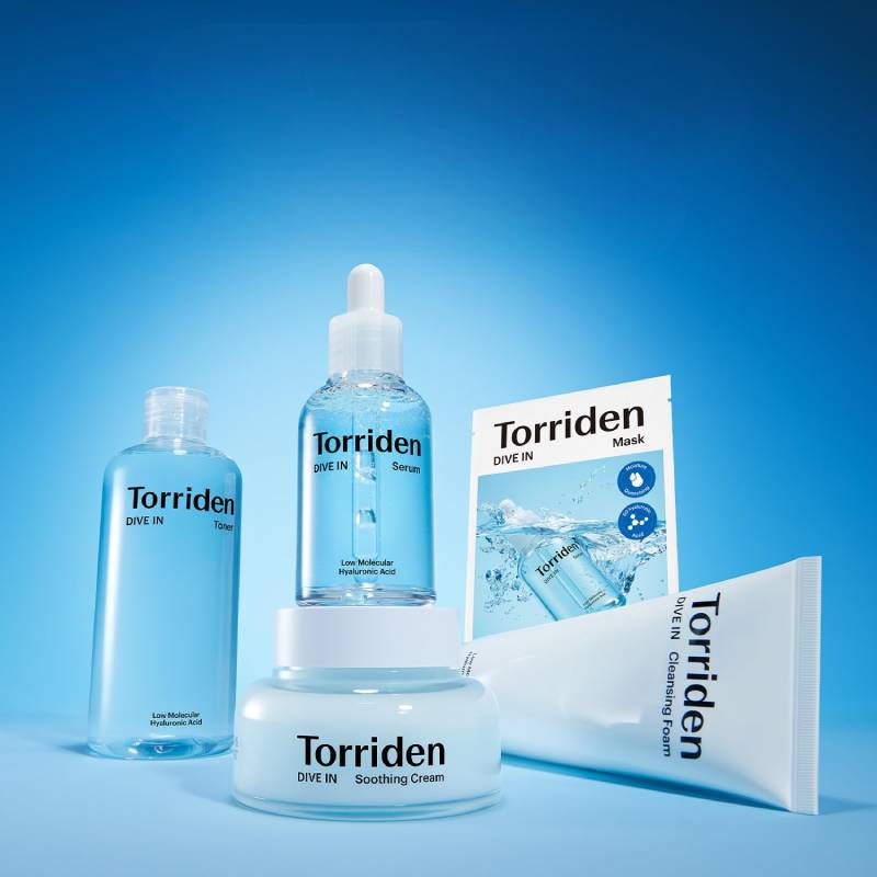 Torriden Dive-in Low Molecular Hyaluronic Acid Mask (New Version) 27ml x 10pcs