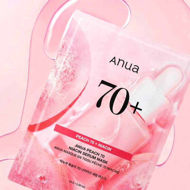 Anua Persika 70 Niacin Serum Mask 25g × 10st