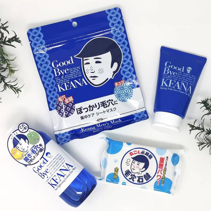 ISHIZAWA LABS Keana Nadeshiko Baking Soda Face Foam Wash For Men 100g