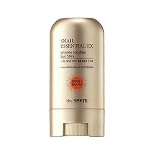 the SAEM Snail Essential EX Wrinkle Solution Sun Stick SPF50+ PA++++ 16g - LMCHING Group Limited