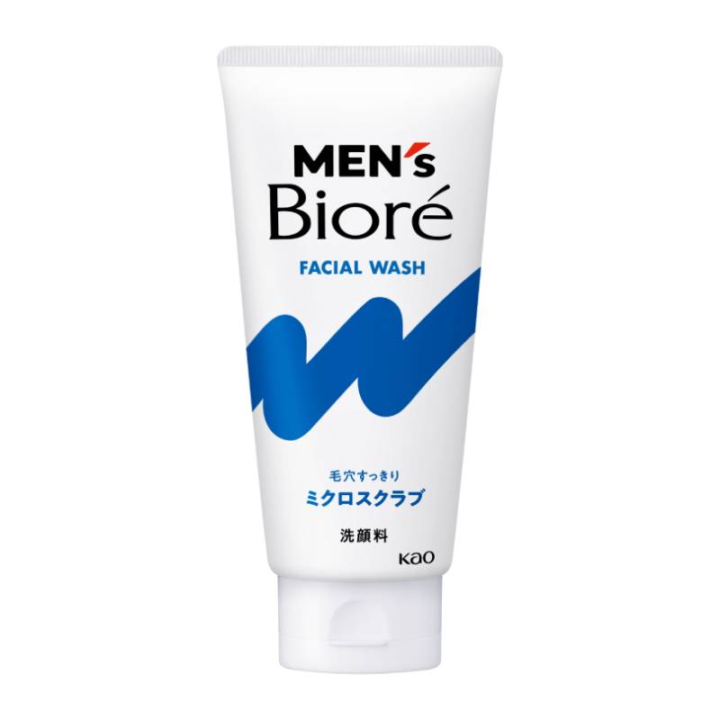 Biore 日本 男士磨砂微粒潔面乳 130g