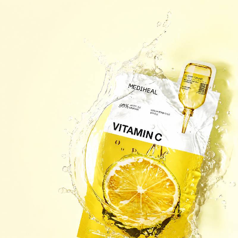 MEDIHEAL Vitamin C Essential Mask Clear Toning 24ml x 10pcs